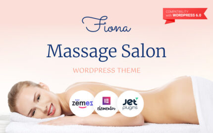 Beauty Spa & Massage Salon Responsive WordPress Theme