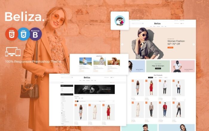 Beliza - Fashion PrestaShop Template PrestaShop Theme