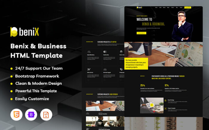 Benix – Business Elementor Website Template