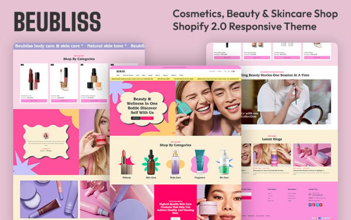 Beubliss - Beauty & Cosmetics Store Multipurpose Shopify 2.0 Responsive Theme Shopify Theme