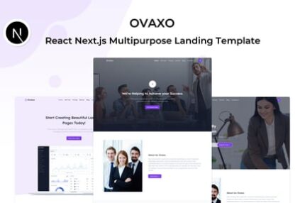 Ovaxo - React Next.js Business Template