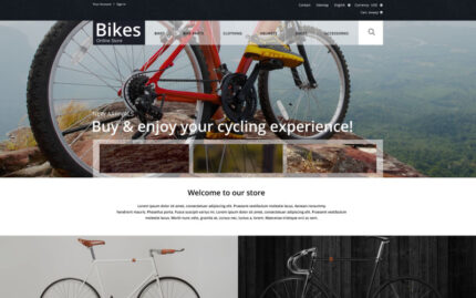 Bike Store PrestaShop Theme