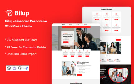 Bilup - Financial WordPress Theme