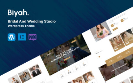 Biyah - Bridal And Wedding Studio WordPress Theme