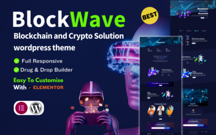 Blcokwave Crypto solution wordpress theme WordPress Theme