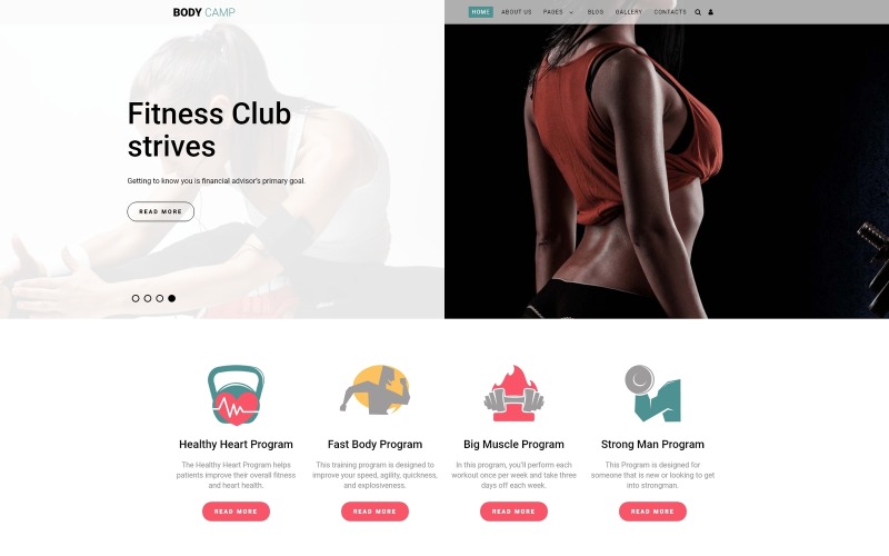 Body Camp - Fitness Joomla Template