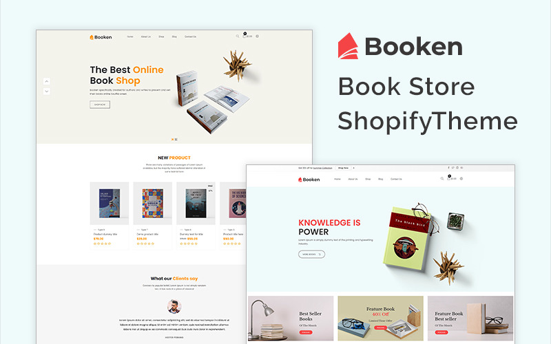 Booken - Book Store Shopify Theme