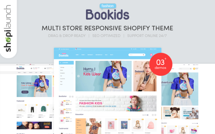 BooKids - Multi Store Responsive Shopify Theme