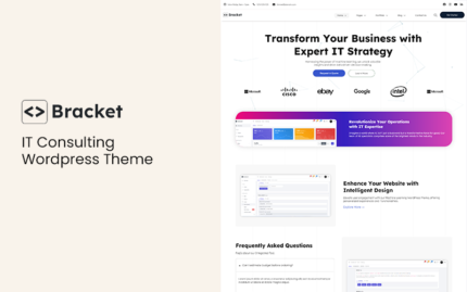 Bracket - IT Solutions Wordpress Theme WordPress Theme