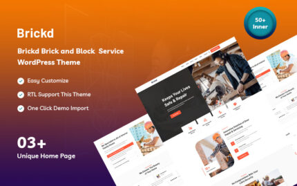 Brickd - Brick, Wood and Block Service WordPress Theme