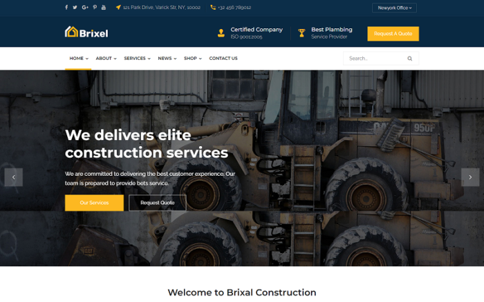 BrixalBuilding - Construction and Building Website Template