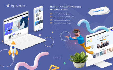 Businek – Creative Multipurpose Elementor WordPress Theme