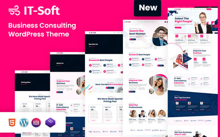 Business Consultancy and Multipurpose HTML5 Template Website Template