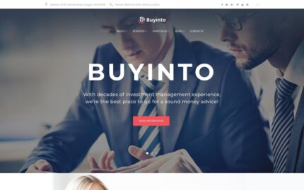 Business Investment & Management WordPress Theme