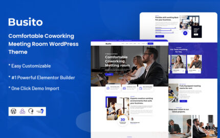 Busito - Comfortable Coworking Meeting Room WordPress Theme