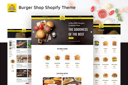 Burgs - Food Delivery & Restaurant Shopify Theme