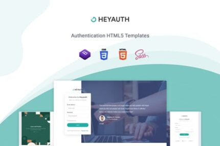 Heyauth - Authentication HTML5 Pages Template