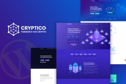 Cryptico - ICO Crypto Landing & Cryptocurrency WP