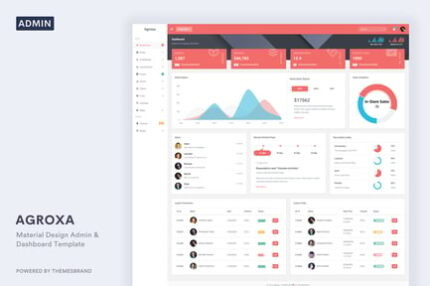 Agroxa - Material Design Admin Dashboard Template