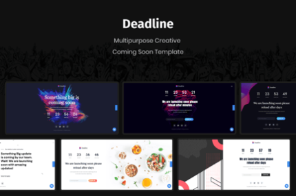 Deadline - React Coming Soon Templates