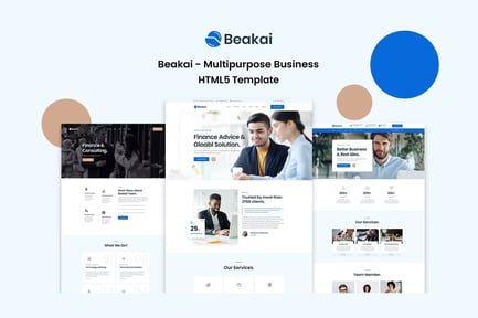 Beakai - Business and Financial HTML5 Template