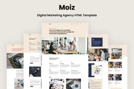 Moiz - Digital Marketing Agency HTML Template