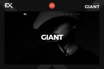 Giant - Responsive Coming Soon Page