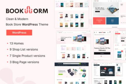 Bookworm - Bookstore & Bookshop WooCommerce Theme