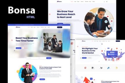 Bonsa - SEO & Marketing Company HTML Template