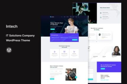 Intech - IT Solutions Company WordPress Theme