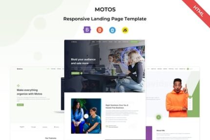 Motos - Responsive Bootstrap 5 Landing Template