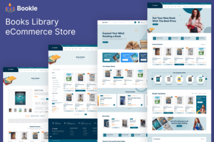 Bookle - Books Library eCommerce Store