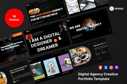 Digital Agency Creative Portfolio Template