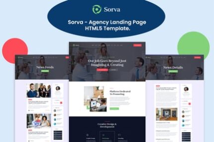 Sorva - Agency Landing Page HTML5 Template