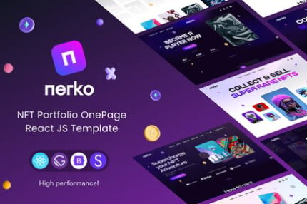 NFT Portfolio Landing Page