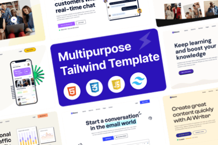 Masco - Saas Software Startup Tailwind Template