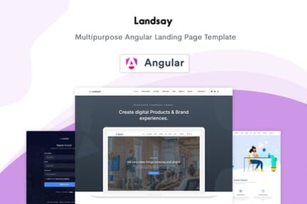 Landsay - Angular 17 Landing Page Template