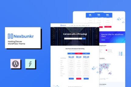 Nexbunker - Hosting/Server WordPress Theme + WHMCS