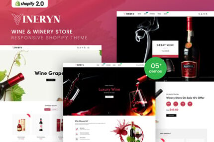 Wineryn - Wine & Winery Responsive Shopify Theme