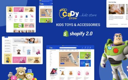 CadyCrow - Toys and Kids Store Shopify Theme