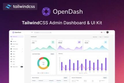 OpenDash - Tailwind CSS 3 Admin Layout & UI Kit