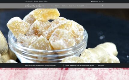 Candy Shop OpenCart Template