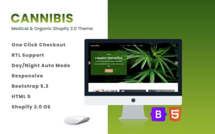 Cannibis - Medical, CBD, Cannabis and Organic Shopify 2.0 Theme Shopify Theme