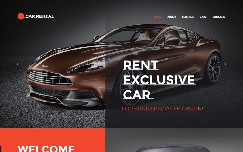 Car Rental Website Template