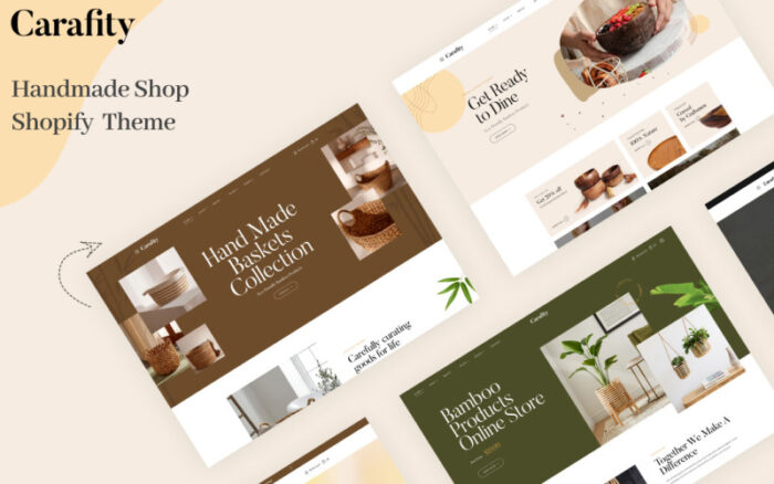 Carafity Elementor - Bamboo Handmade Prestashop PrestaShop Theme