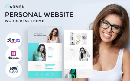 Carmen - Personal Website WordPress Theme