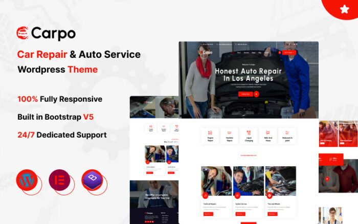 Carpo - Car Repair & Auto Service WordPress Theme