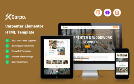 Carpo - Carpenter Elementor Website Template