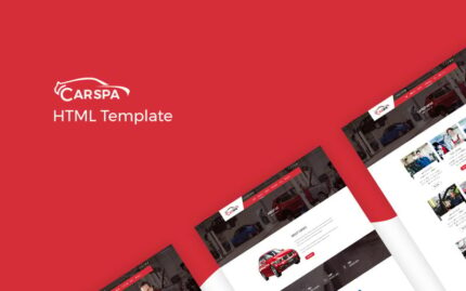 Carspa - Car Wash Website Template