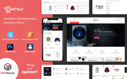 Cartsly - Responsive Multi-Purpose OpenCart Template